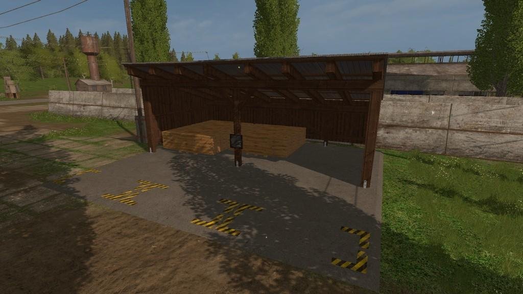 Хранилище для поддонов с брусом BOARD STORAGE V1.0.0.0 для Farming Simulator 2017
