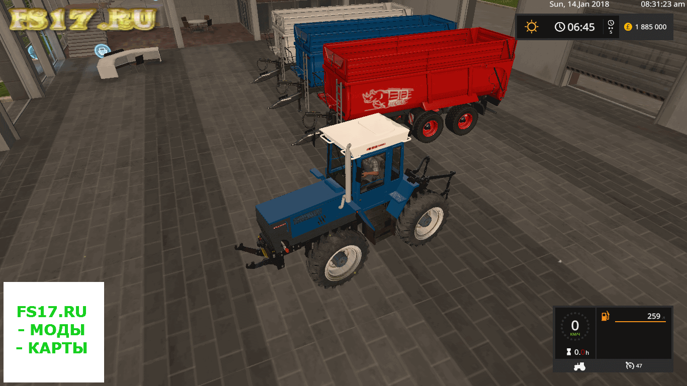 Прицеп KRAMPE BBS 790 V1.0.0.0 для Farming Simulator 2017