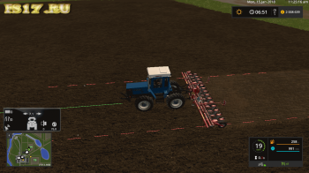 Сеялка KVERNELAND MINIAIR NOVA 2 V1.0 для Farming Simulator 2017