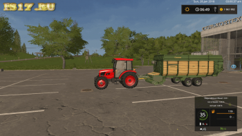 Прицеп подборщик KRONE TITAN 6/42 GD V1.0 для Farming Simulator 2017
