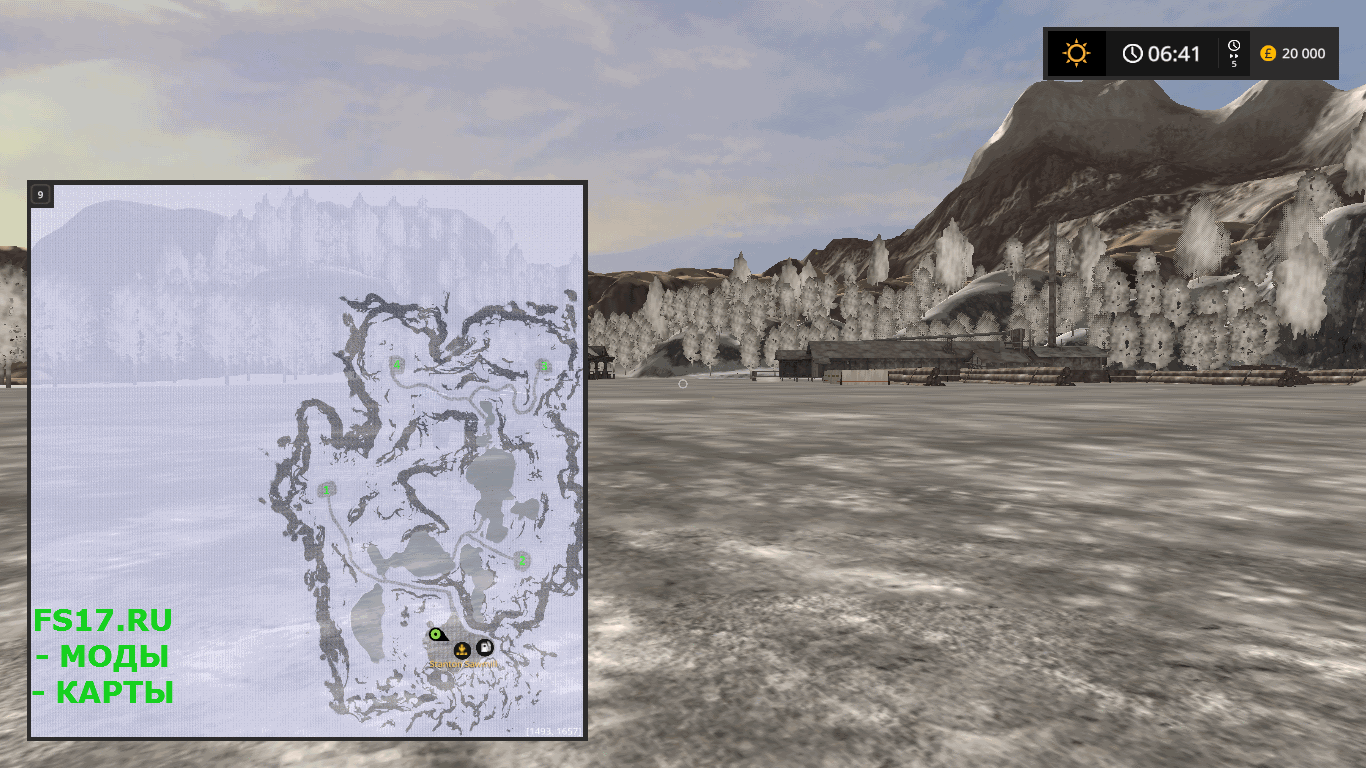 Карта Arctic Logging v 5.2.0.0 для Farming Simulator 2017