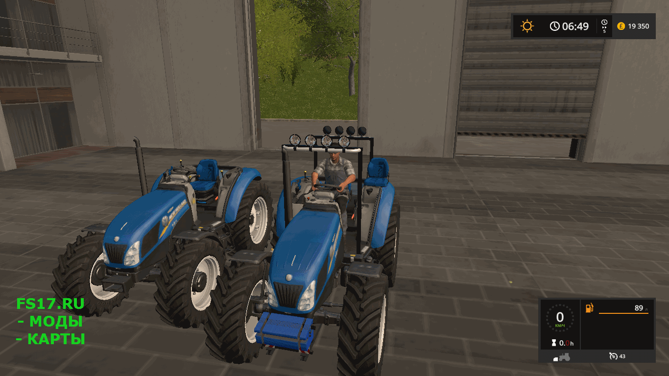 Трактор New Holland T 4.75 v 1.1 для Farming Simulator 2017