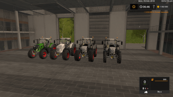 Трактор FENDT 800 VARIO  V1.0.0 для Farming Simulator 2017