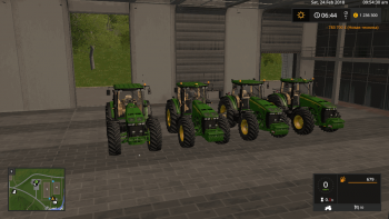Трактор JOHN DEERE 8030 SERIES FINAL для Farming Simulator 2017