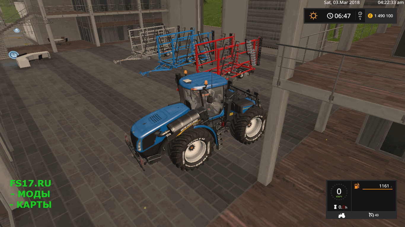 Культиватор AGROBEAR HEAVY DUTY 8400 CULTIVATOR V1.0.0.0 для Farming Simulator 2017