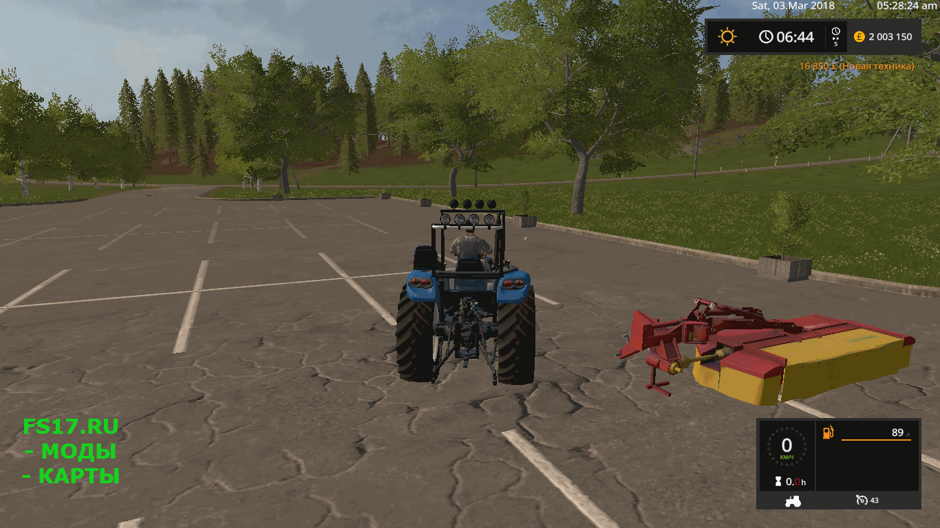 Косилка POETTINGER EUROCAT 315H V1.0.0.0 для Farming Simulator 2017