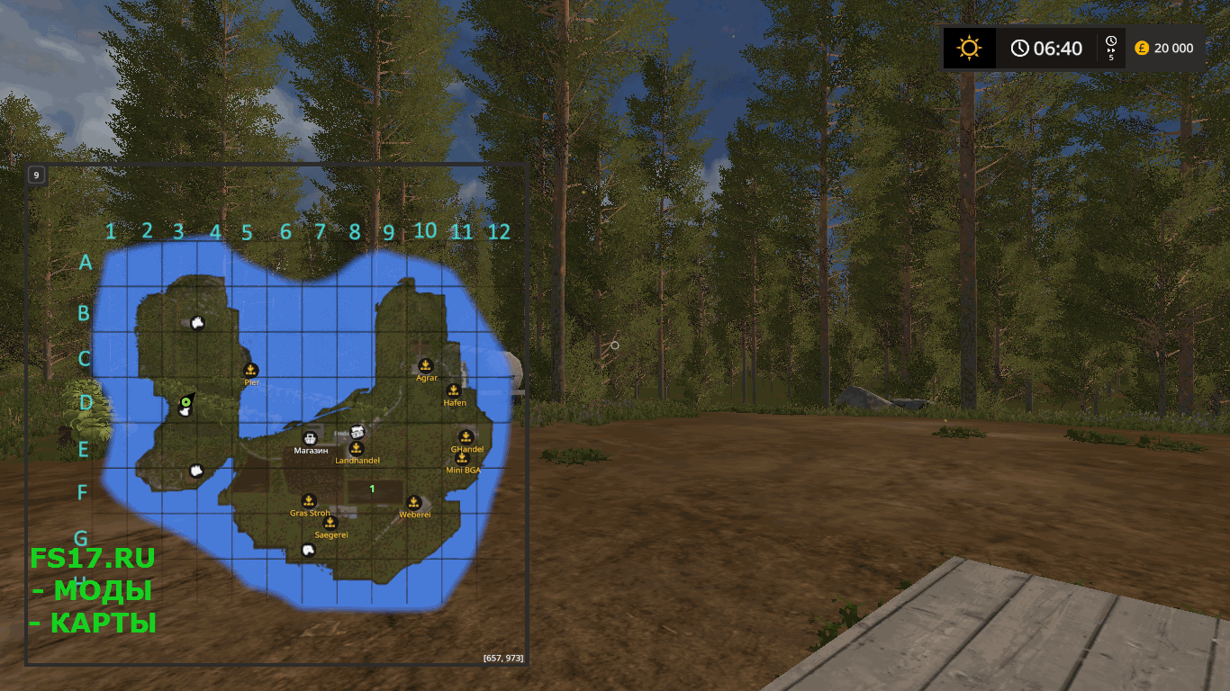 Карта WORLD CHALLENGE V1.1.0 для Farming Simulator 2017
