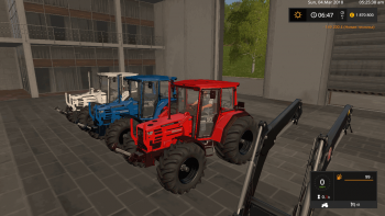 Трактор HUERLIMANN H488 WITH BIG WHEELS V1.0 для Farming Simulator 2017