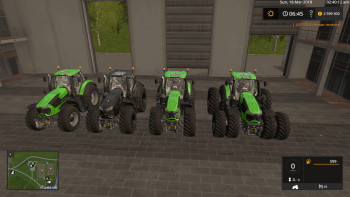 Трактор DEUTZ-FAHR 9 SERIES FINAL для Farming Simulator 2017