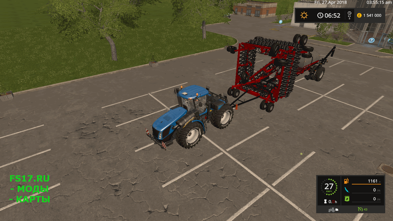 Сеялка Caseih Seeder 22m V10 для Farming Simulator 2017 Farming Simulator игра Фермер Симулятор 5989