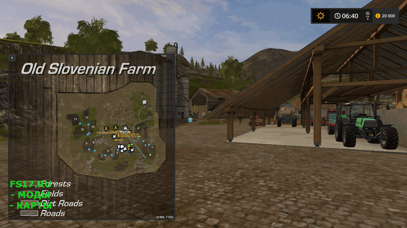 Карта Old Slovenian Farm V2001 для Farming Simulator 2017 Farming Simulator игра Фермер 7557