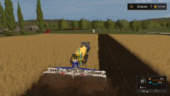 Культиватор SLURRY CULTIVATOR SW100 BLUE V1.0 для Farming Simulator 2017