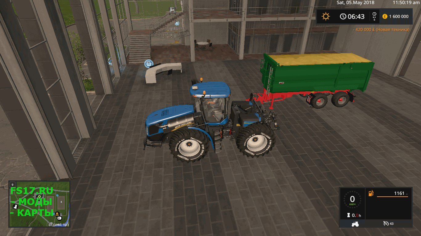 Прицеп KROGER MUK 303 V1.0.0 для Farming Simulator 2017