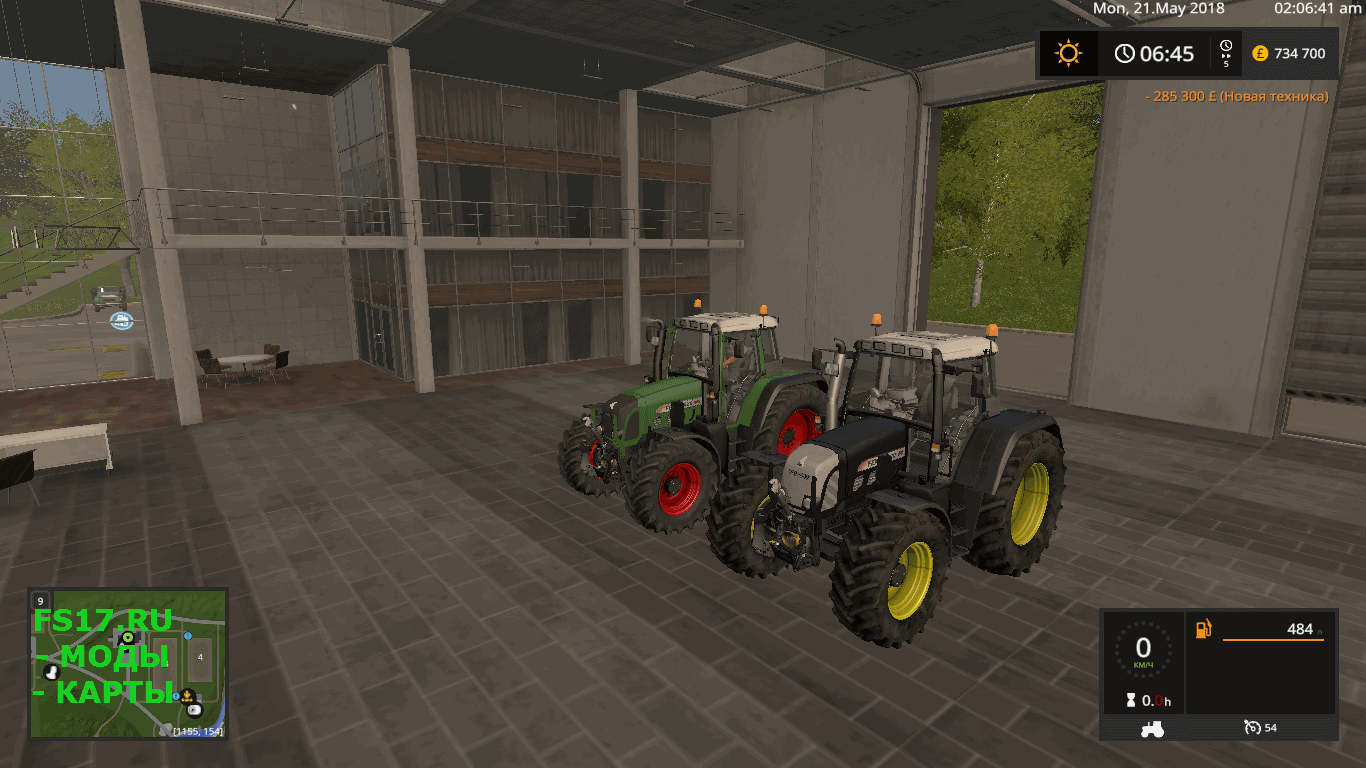 Трактор FENDT 820 VARIO TMS V1.4.0.0 для Farming Simulator 2017