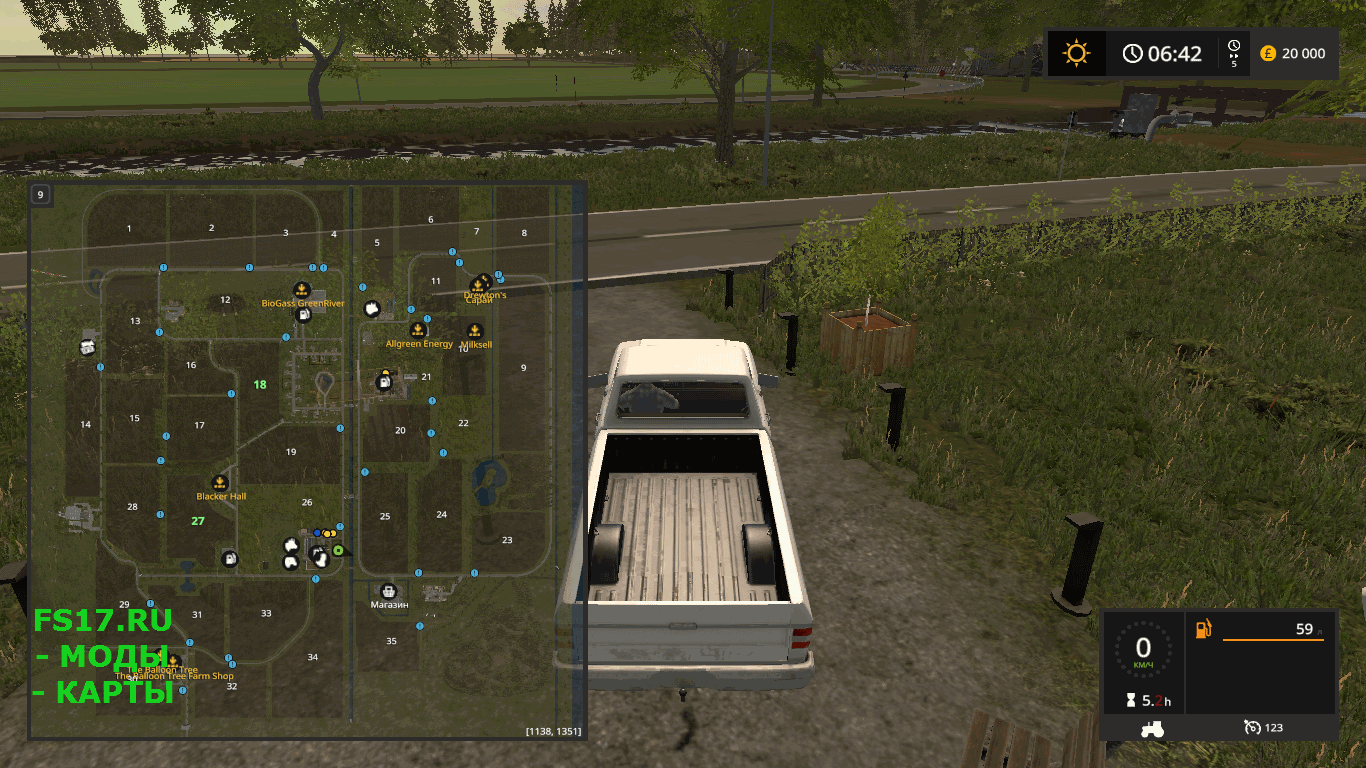 Карта GREENRIVER 2017 V1.0.0.3 для Farming Simulator 2017