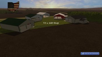 Объект GE 75 X 100 SHOP V1.0 для Farming Simulator 2017
