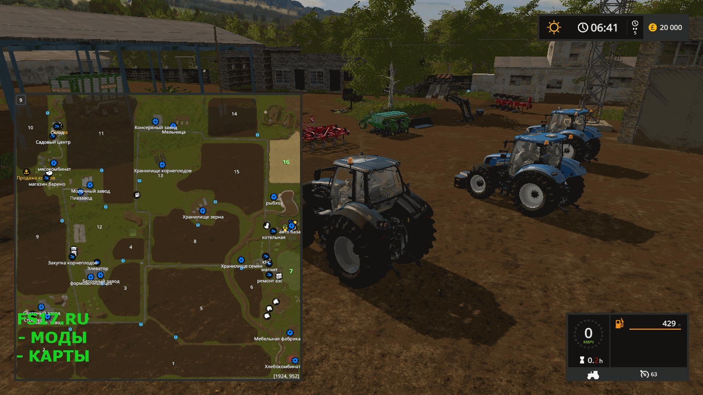 Фс 15 моды карта максимовка