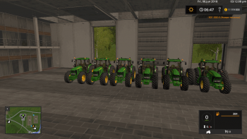 Трактор John Deere 7430/7530 v 4.1 для Farming Simulator 2017
