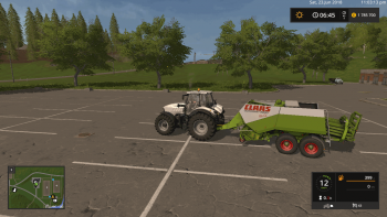 Тюкопресс CLAAS ROLLANT RUNDBALLENPRESSE V1.2.0 для Farming Simulator 2017