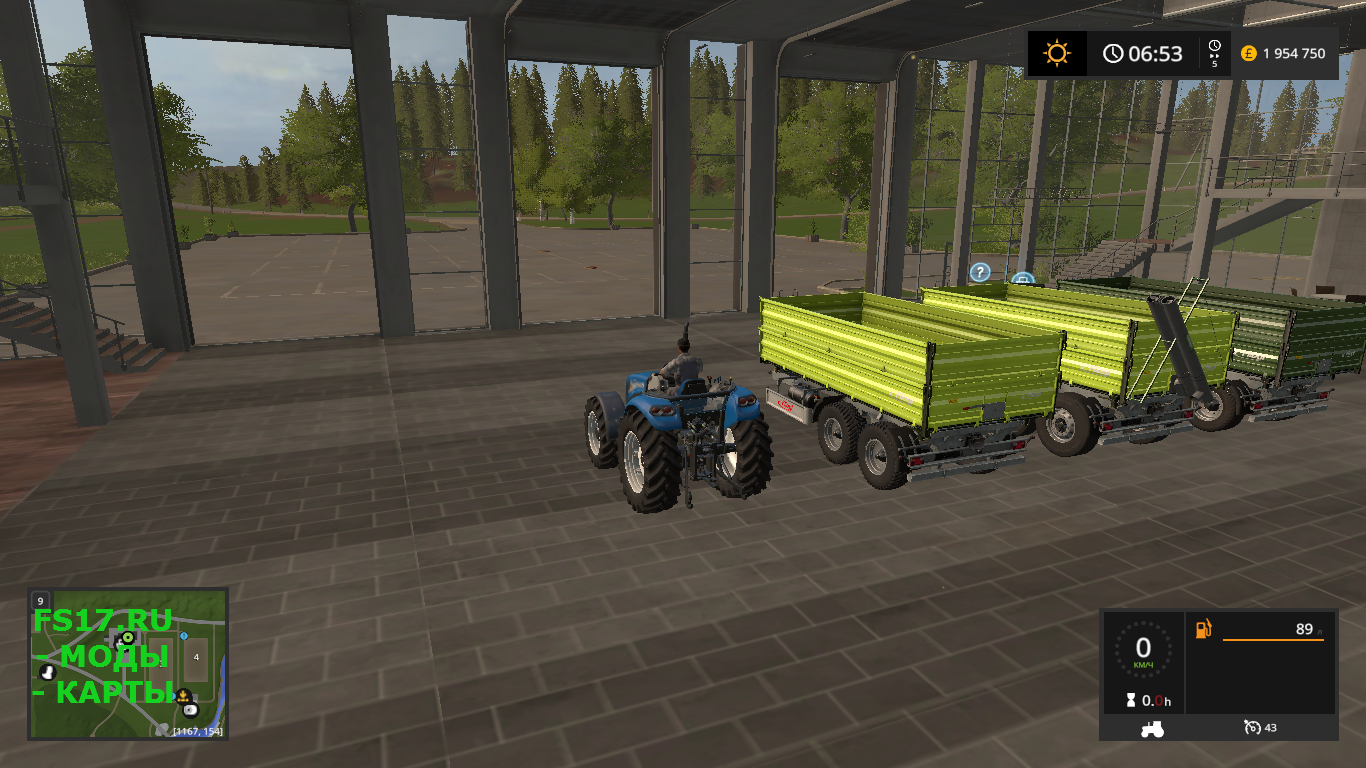 Прицеп FLIEGL TDK160 V3.2.0 для Farming Simulator 2017