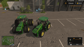 Трактор JOHN DEERE 8R US VERSION 4.2 для Farming Simulator 2017