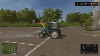 Трактор МТЗ-82 Беларус КУН v 2.1 для Farming Simulator 2017