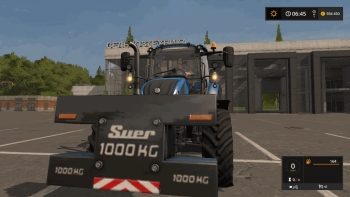 Противовес SUER SB1000KG EIGENBAU V1.2 для Farming Simulator 2017