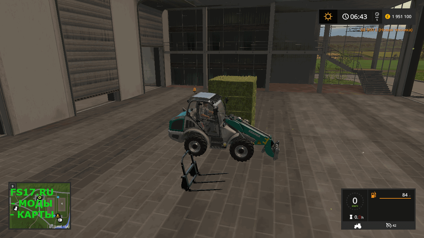 Вилы BALE FORK V1.0.0.0 для Farming Simulator 2017