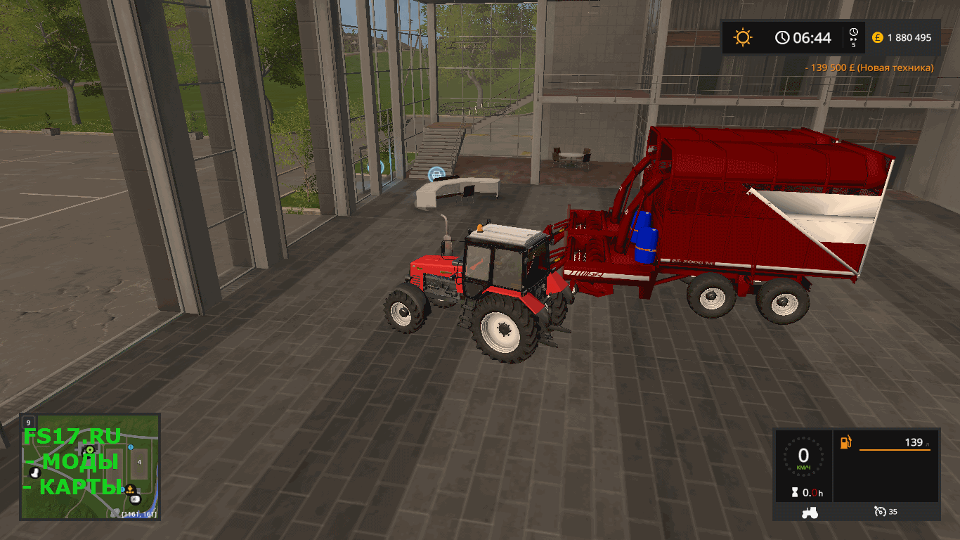 Прицеп подборщик JF STOLL ES3000M V1.1 для Farming Simulator 2017