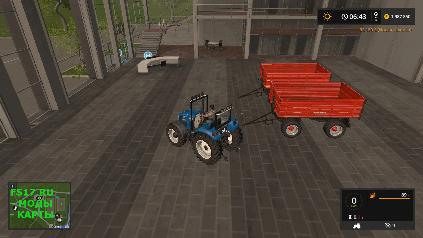 Прицеп URSUS T-610A V1.1 для Farming Simulator 2017