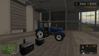 Противовес 1050KG FRONT WEIGHT V1.1 для Farming Simulator 2017