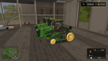 Трактор JOHN DEERE 9RT 2014 V2.1 для Farming Simulator 2017