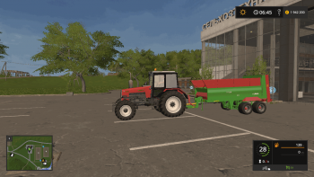 Навозоразбрасыватель UNIA TYTAN 10 V1.0 для Farming Simulator 2017