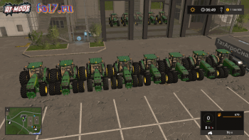 Трактор JOHN DEERE 8530 REAL SOUND V3.8 для Farming Simulator 2017
