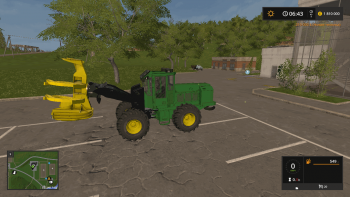Лесоповальный трактор WHEELED FELLER BUNCHER V1.0 для Farming Simulator 2017