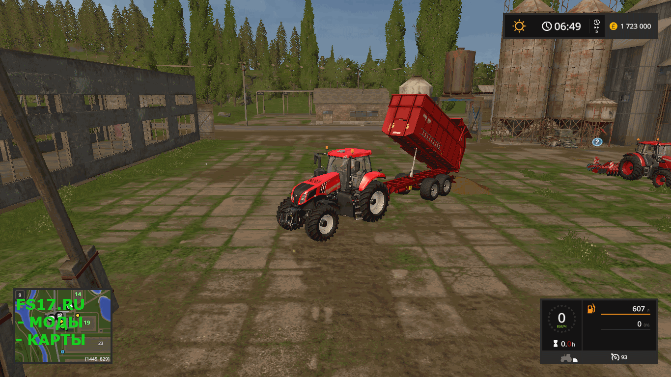 Прицеп Krampe Twk V1000 для Farming Simulator 2017 Farming Simulator игра Фермер Симулятор 7539