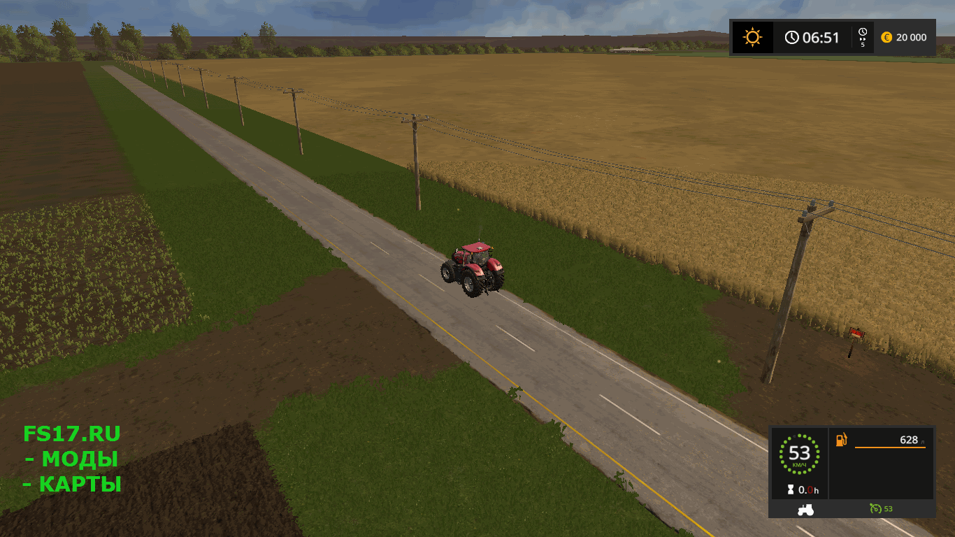 Карта для farming simulator 2017