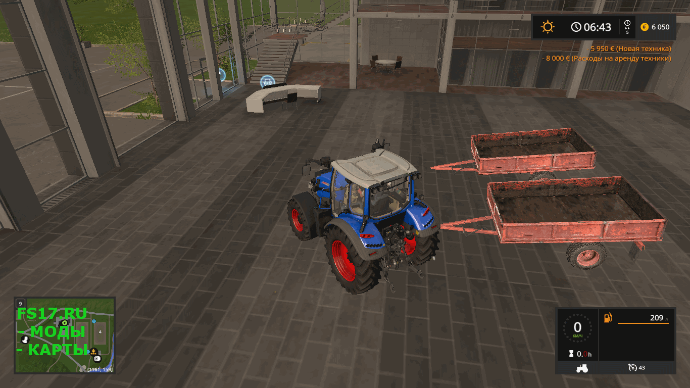 Прицеп PRZYCZEPKA V1.0.0.0 для Farming Simulator 2017