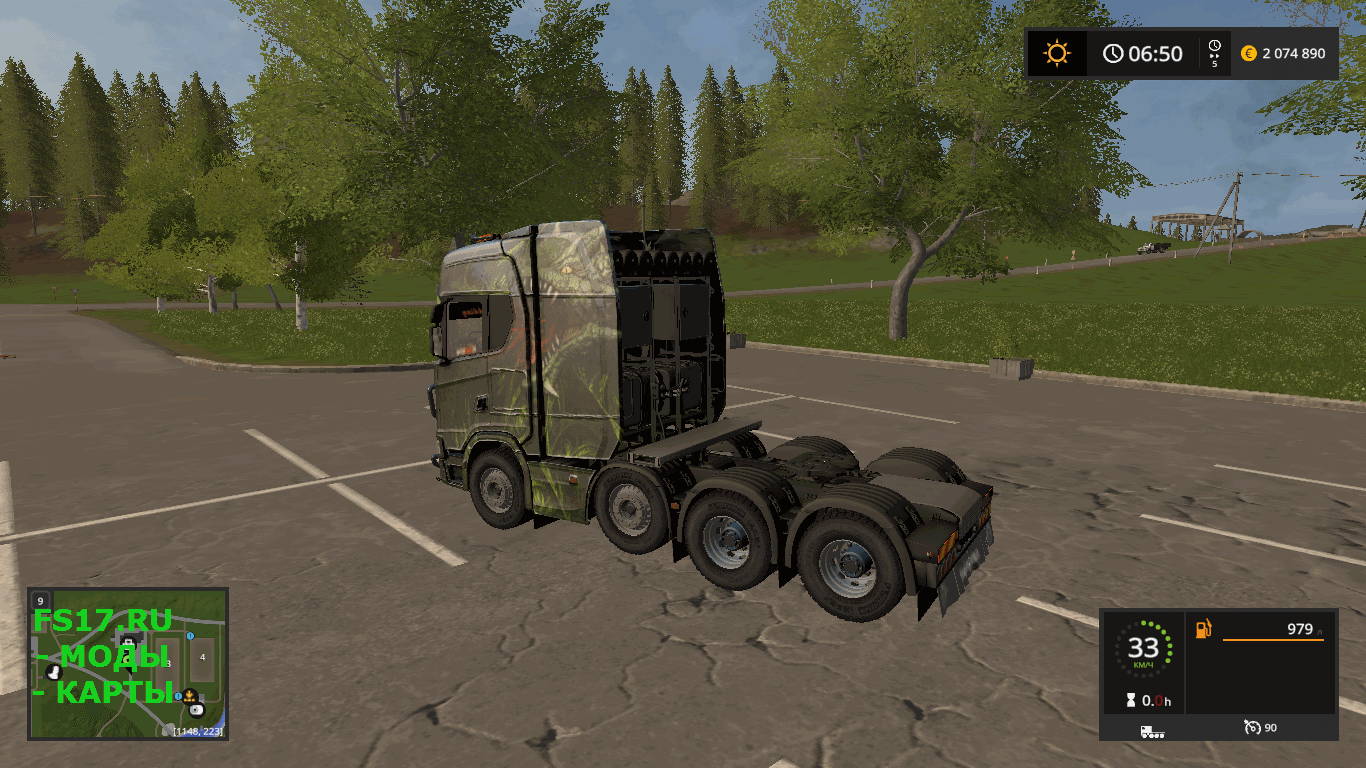 Тягач Scania S730 Heavy 0.1 beta для Farming Simulator 2017