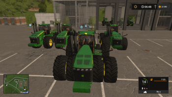 Трактор JOHN DEERE 9030 SERIES V4.1 для Farming Simulator 2017