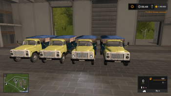 Грузовик ГАЗ-53 v 1.1 edit для Farming Simulator 2017