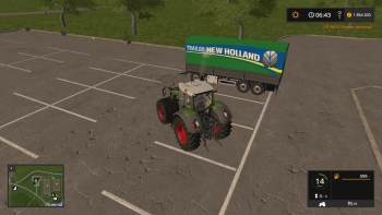 Прицеп TRAILER NEW HOLLAND KRONE UAL V1.1 для Farming Simulator 2017