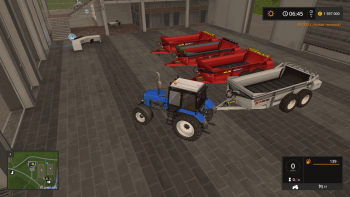 Разбрасыватель навоза SPREADER SET DH V4.0  для Farming Simulator 2017
