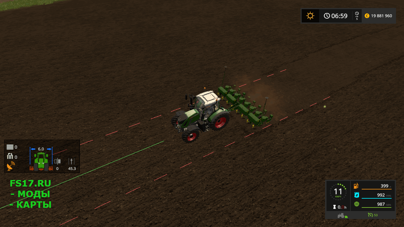 Пак сеялок John Deere 89 Series Planters V10 для Farming Simulator 2017 Farming Simulator 2429