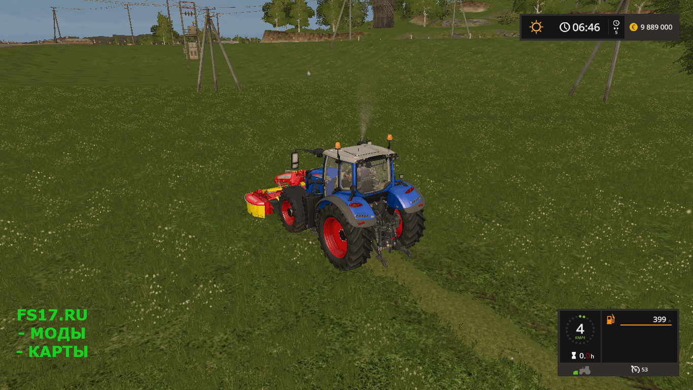Скрипт DRYGRASS MOWER V1.0.0.0 для Farming Simulator 2017
