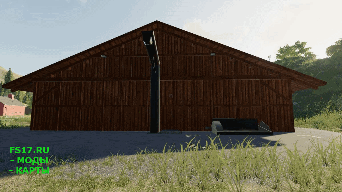 Хранилище PLACEABLE STRAW WAREHOUSE V1.2 для Farming Simulator 2019