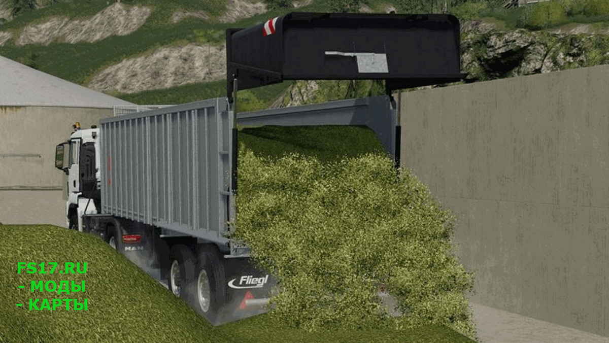 Полуприцеп Fliegl ASS 298 v 1.0 для Farming Simulator 2019
