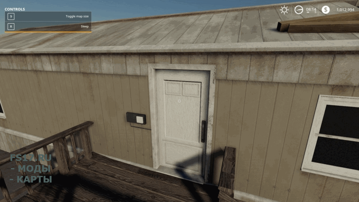 Объект Old Trailer Home v 1.0 для Farming Simulator 2019