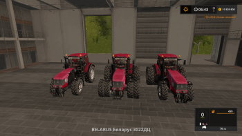 Трактор Беларус 3022 ДЦ v 1.1 для Farming Simulator 2017