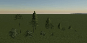 Объект ГЕ Trees v 1.0 для Farming Simulator 2019